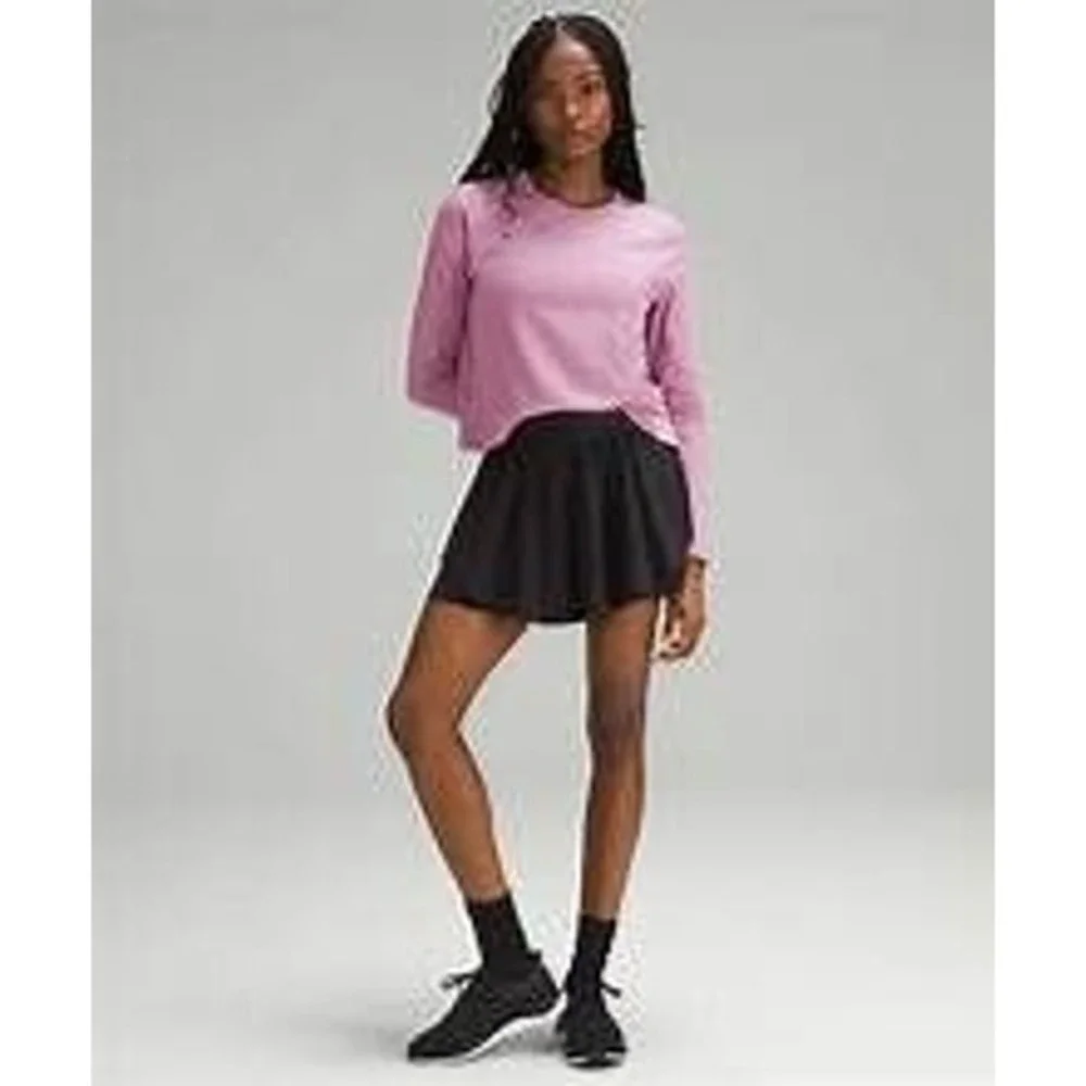 959-Lululemon-Classic-Fit Cotton-Blend Long-Sleeve Shirt-Rose Blush
